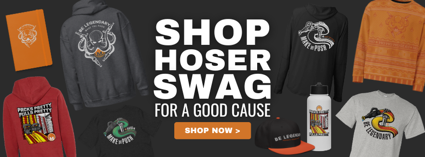 Shop hoser swag for a good cause on our new shop!